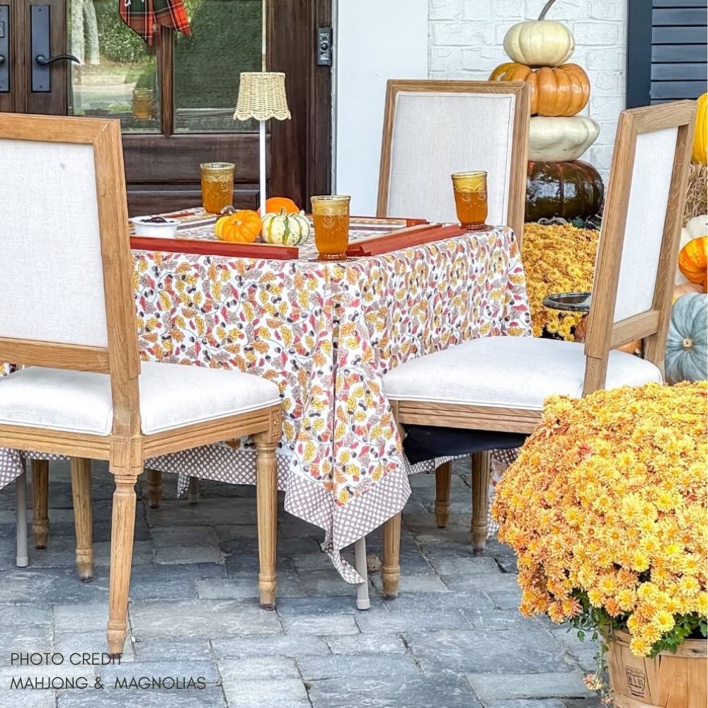 Acorns & Leaves Tablecloth