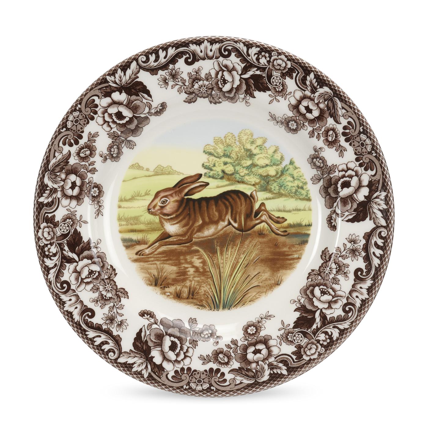 Spode Woodland Dinner Plate, Rabbit