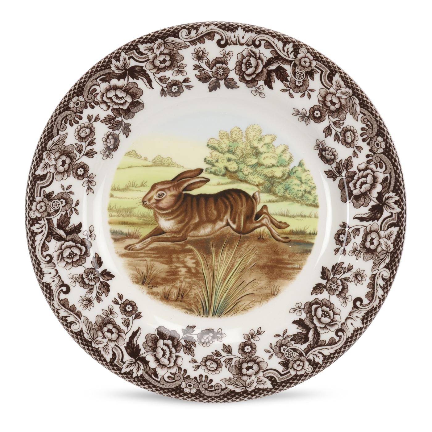 Spode Woodland Salad Plate, Rabbit