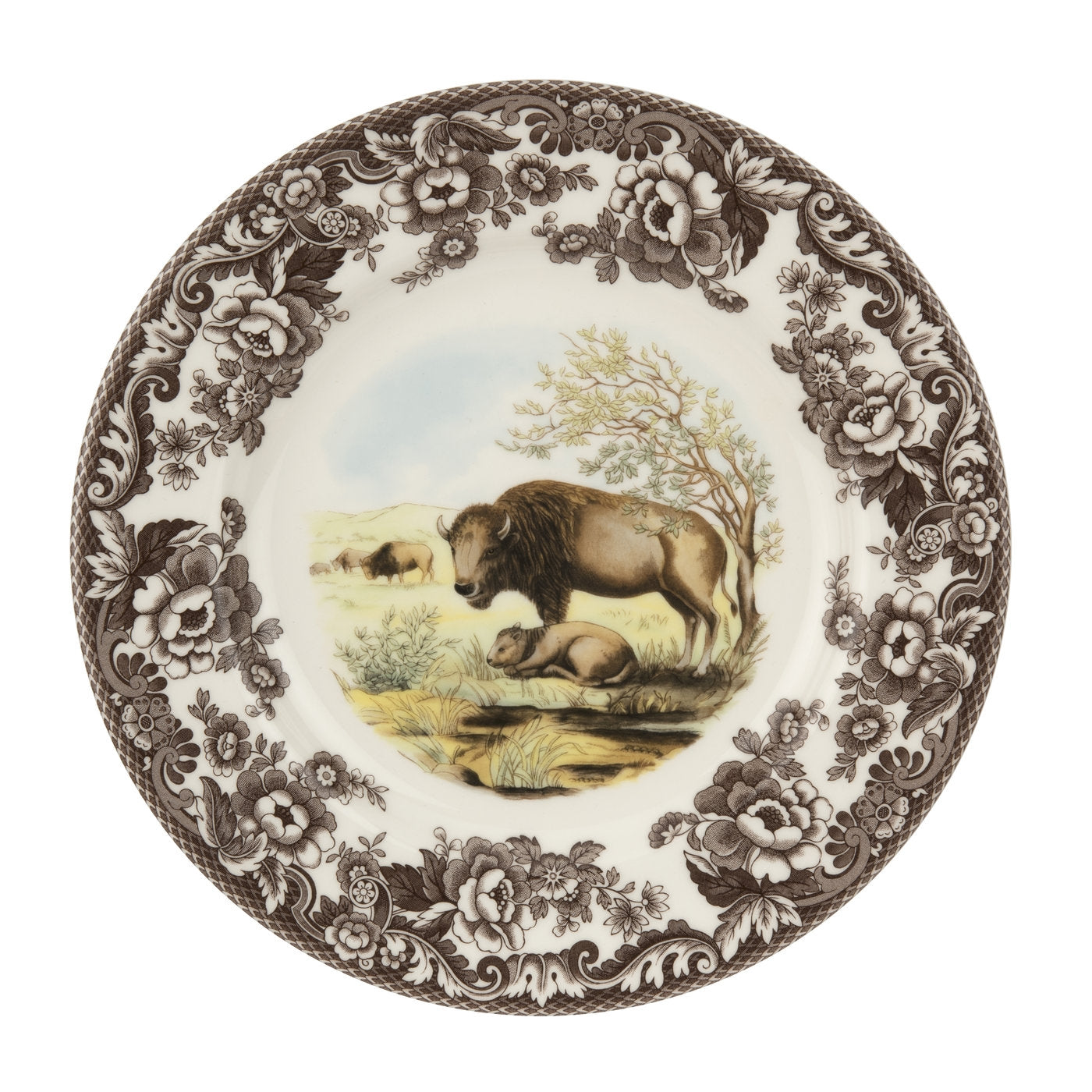 Spode Woodland Dinner Plate, Bison