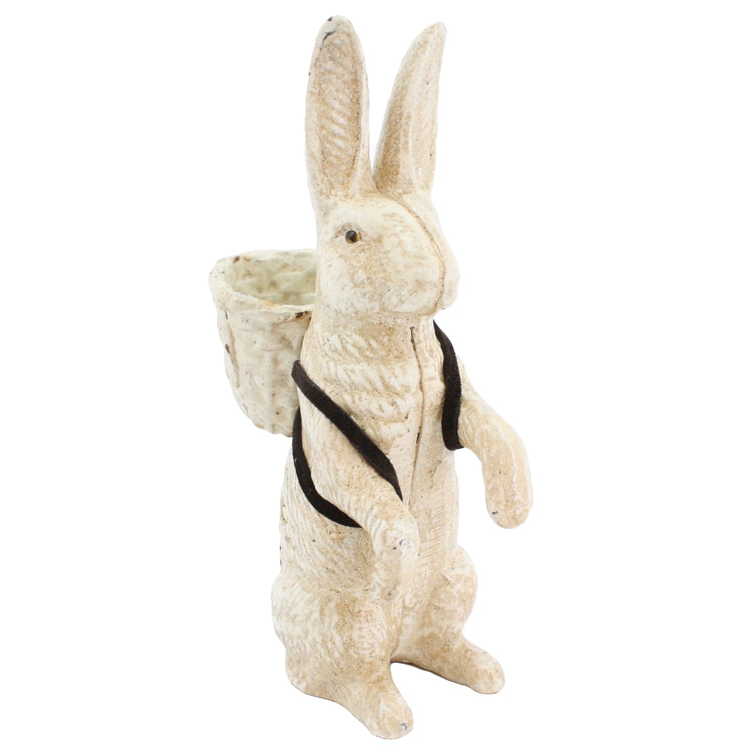 Poppy Cast Iron Bunny with Basket