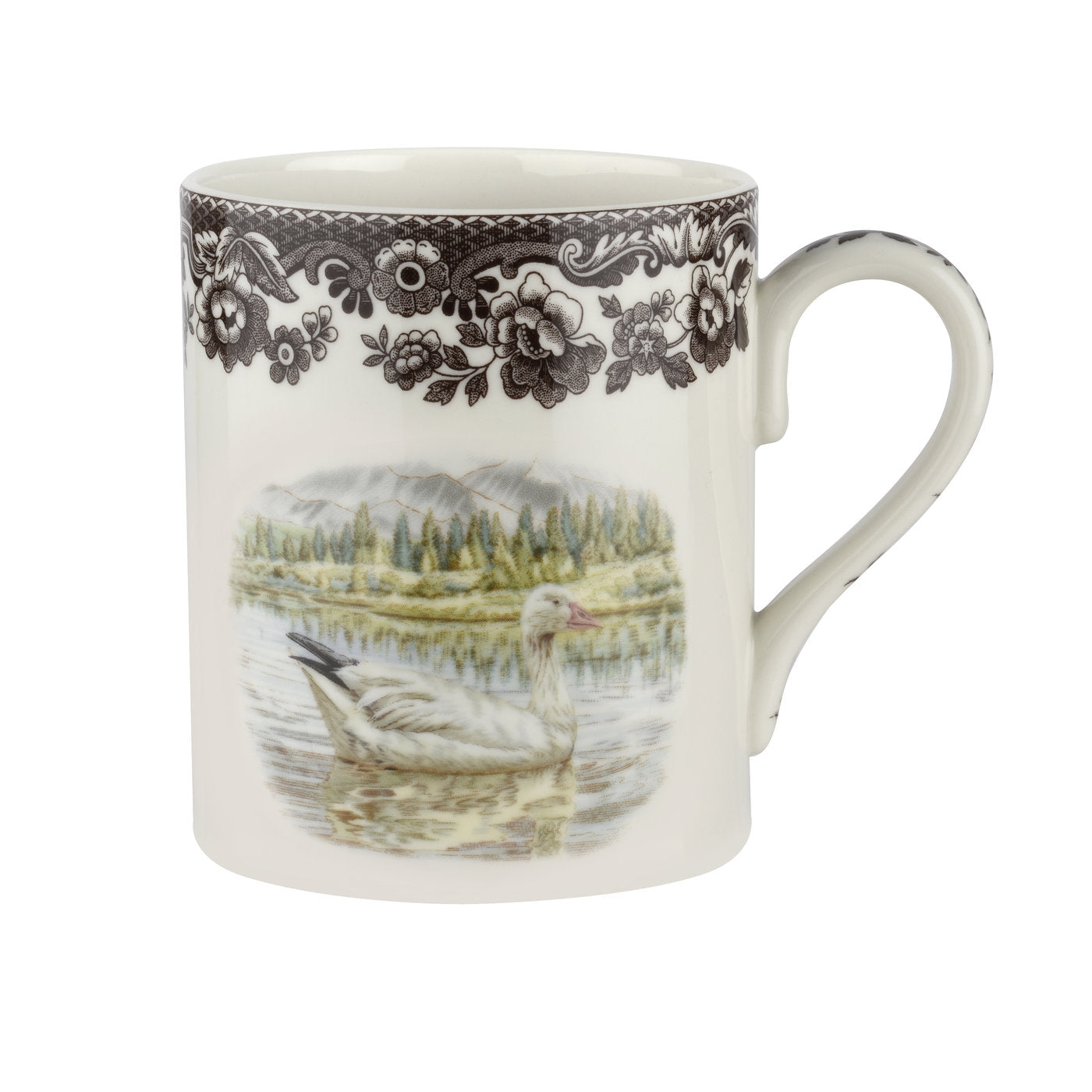 Spode Woodland Mug, Snow Goose