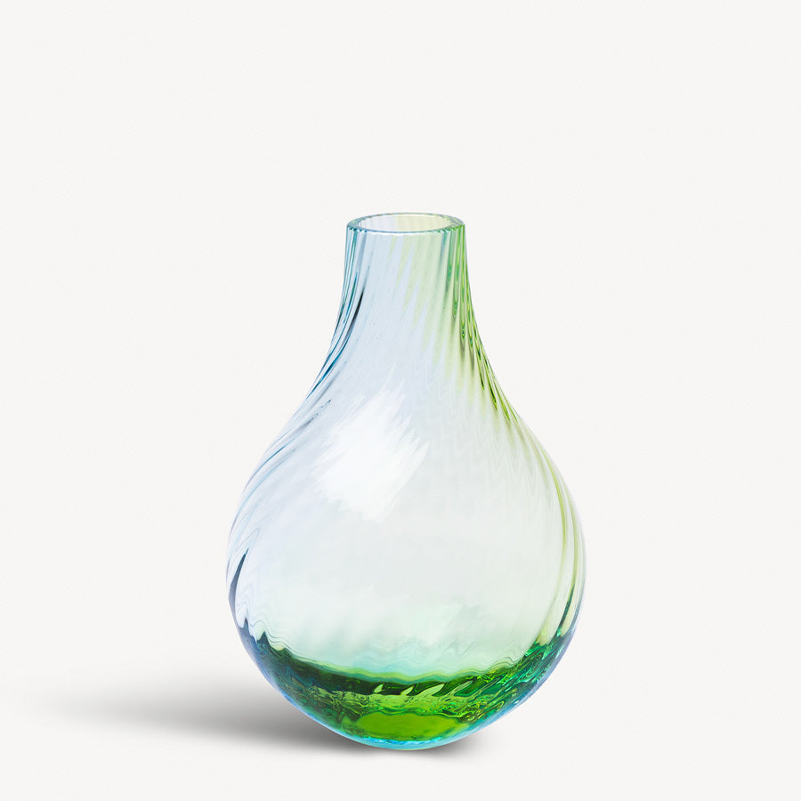 Iris Vase Blue/ Green