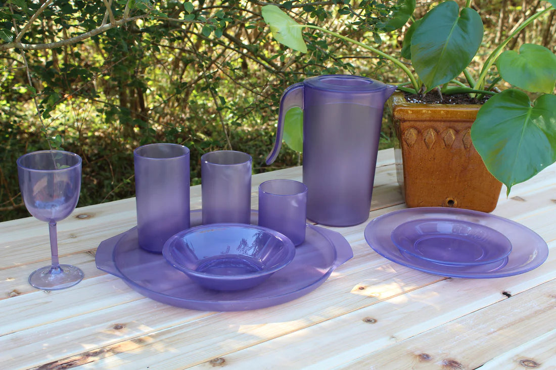 Bentley Drinkware Lavender 16oz Tumbler, Set of 4