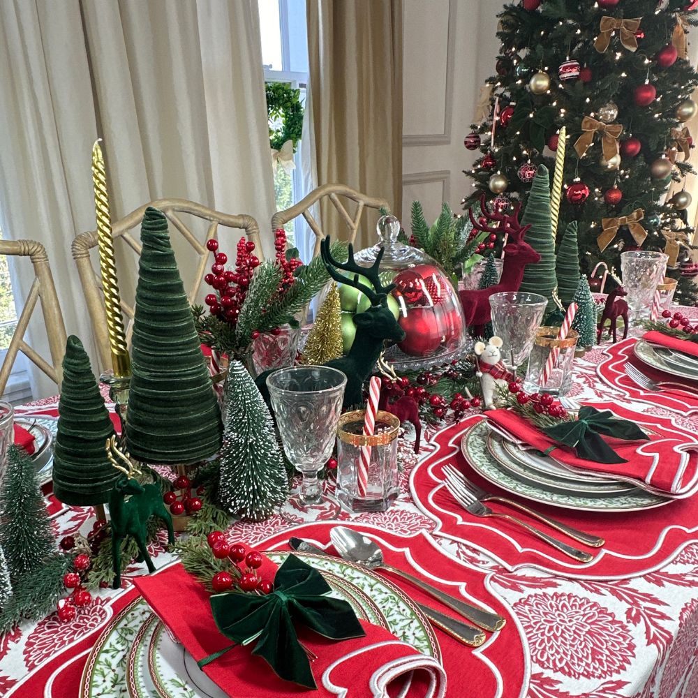 Belle Napkin, Red, Set of 4