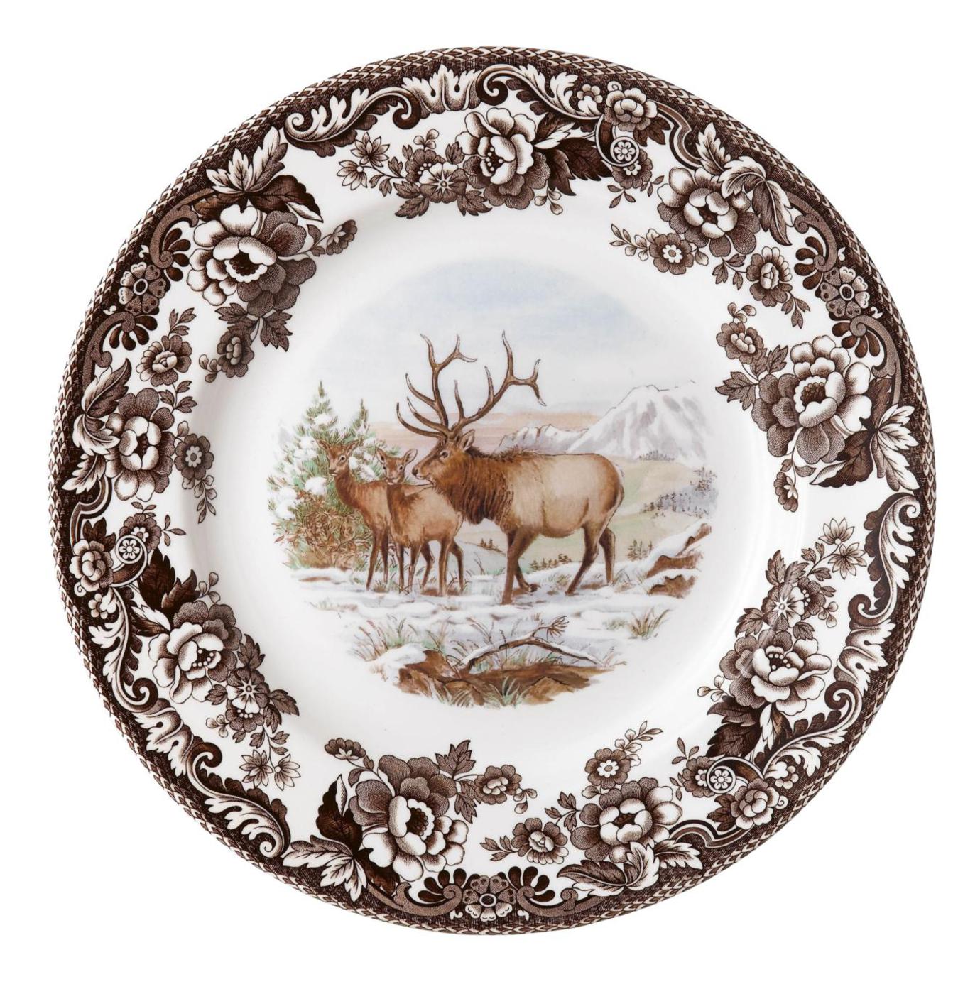 Spode Woodland Dinner Plate, Elk