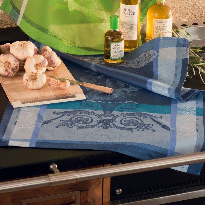 Ail Blue Kitchen Towel, Cotton