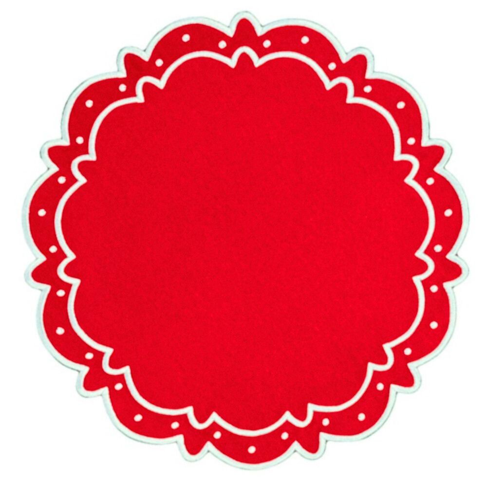 Ava Placemats, Red, Set of 4