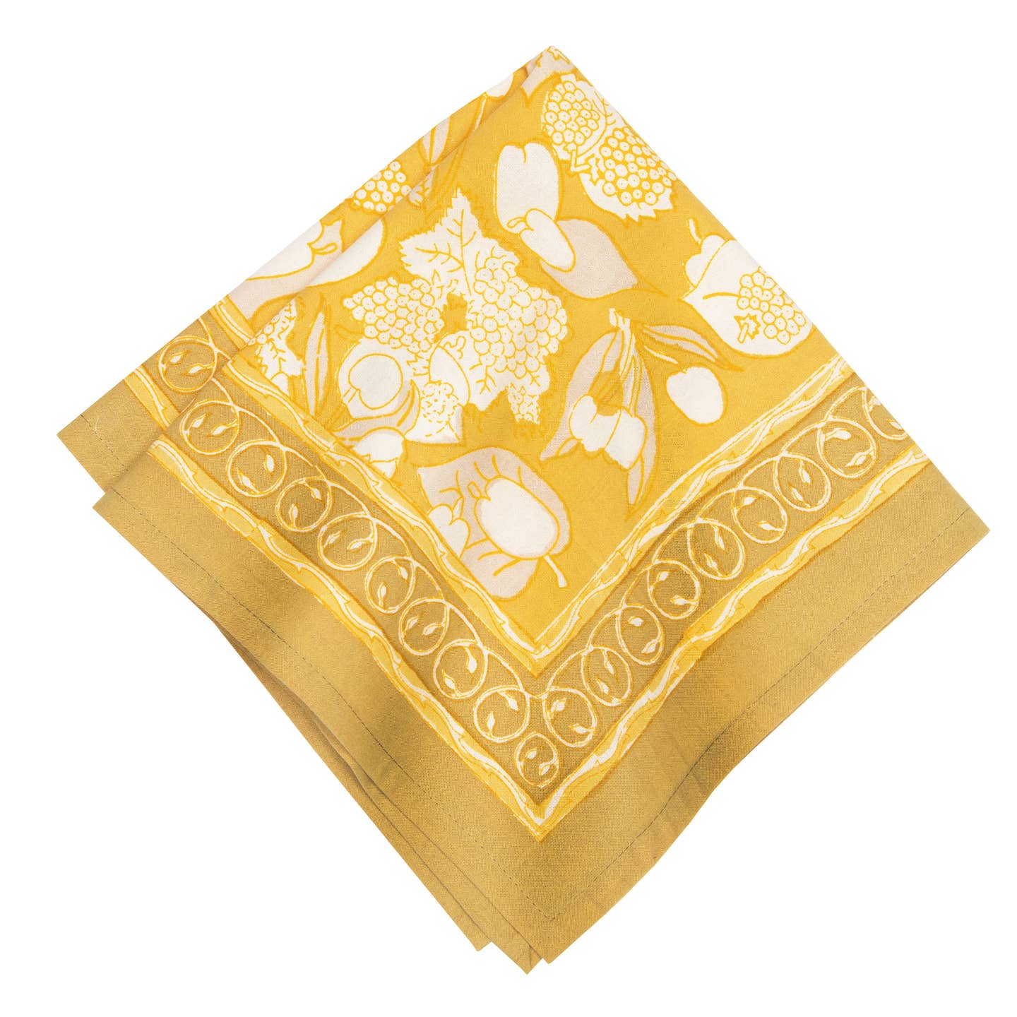 Forest Harvest Napkins, Mustard, Set of 4