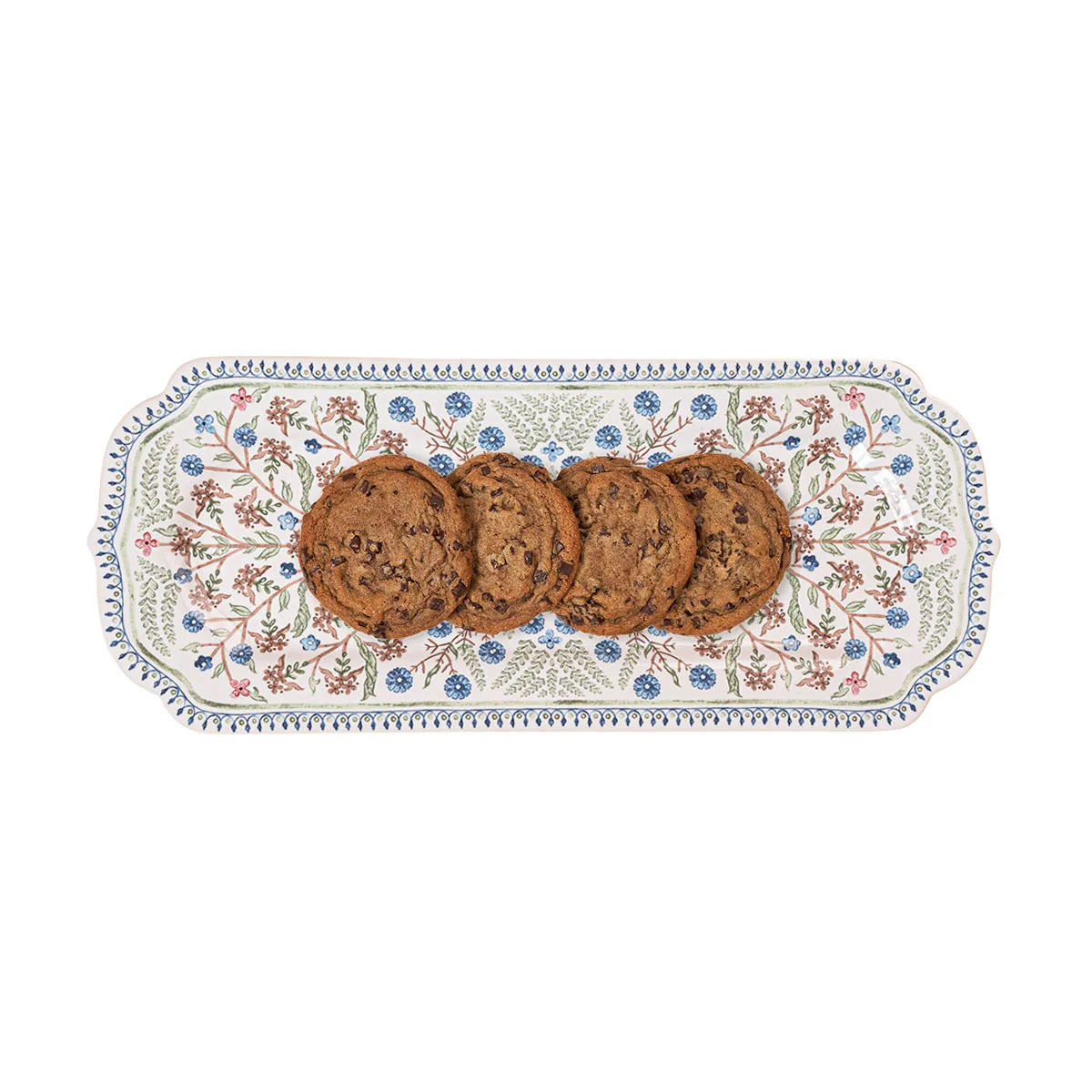 Juliska Villa Seville 15” Hostess Tray, Chambray