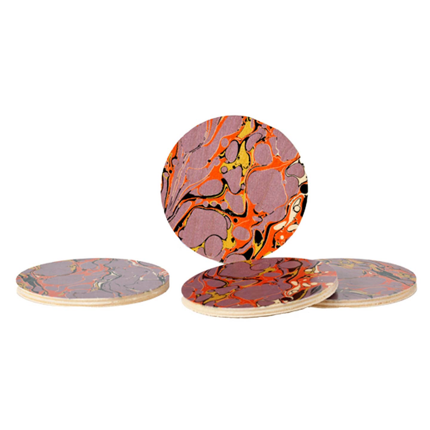 Olio Lavender Coasters, Set of 4