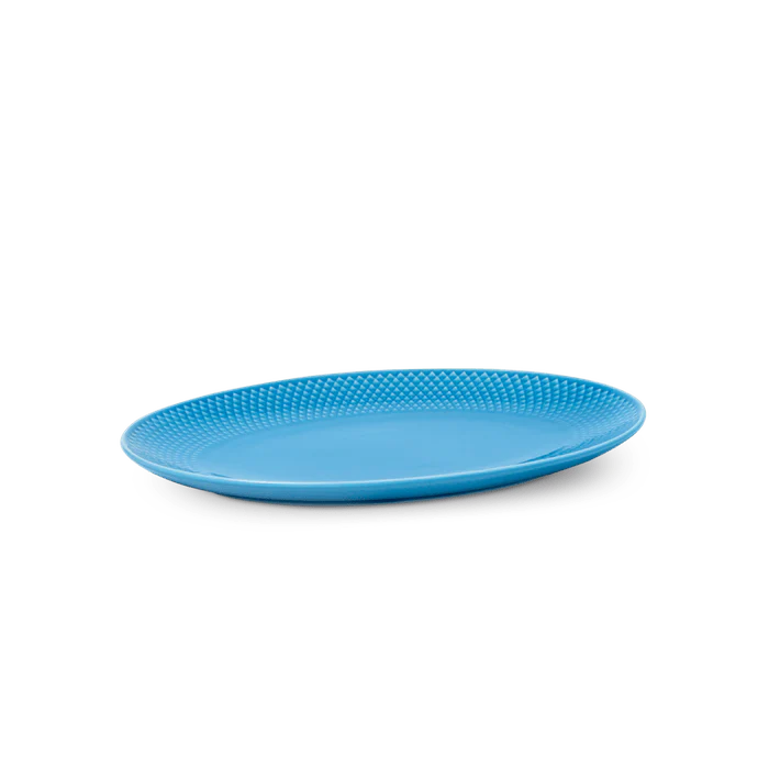 Oval Blue Serving Dish, 11.2"