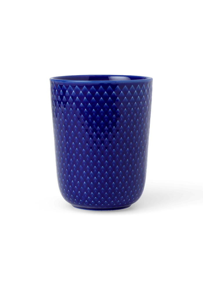 Dark Blue Porcelain Mug, 11.2 oz