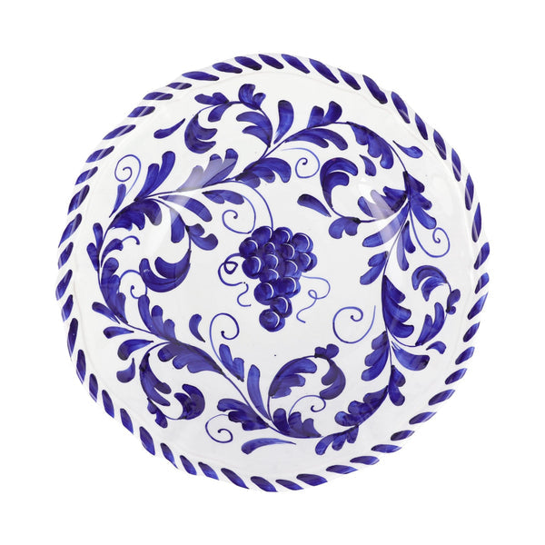 Vietri Arezzo Cobalt Serving Bowl
