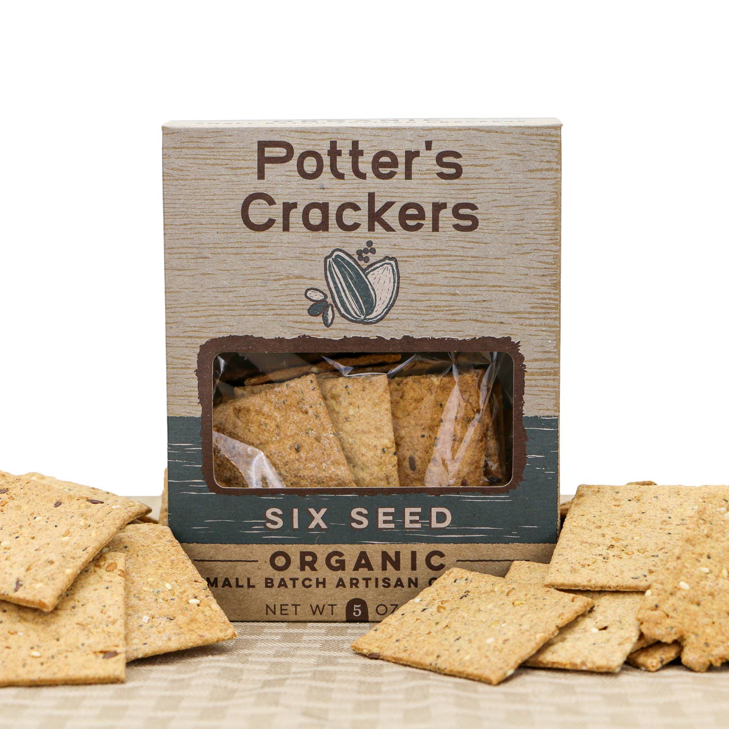 Potter's Organic Six Seed Crackers