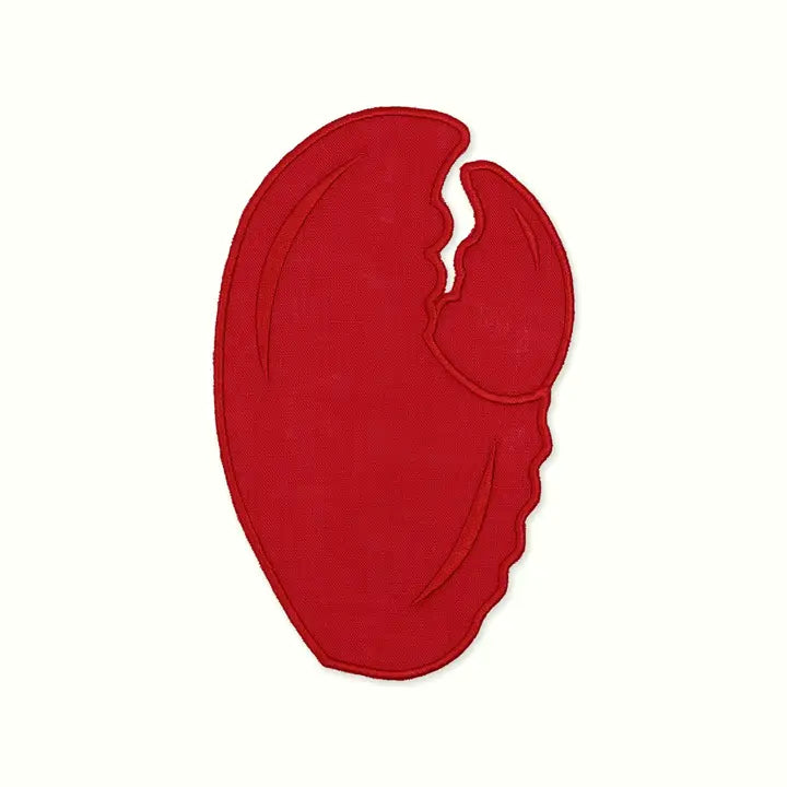 Lobster Claw Linen Cocktail Napkins, Set of 4