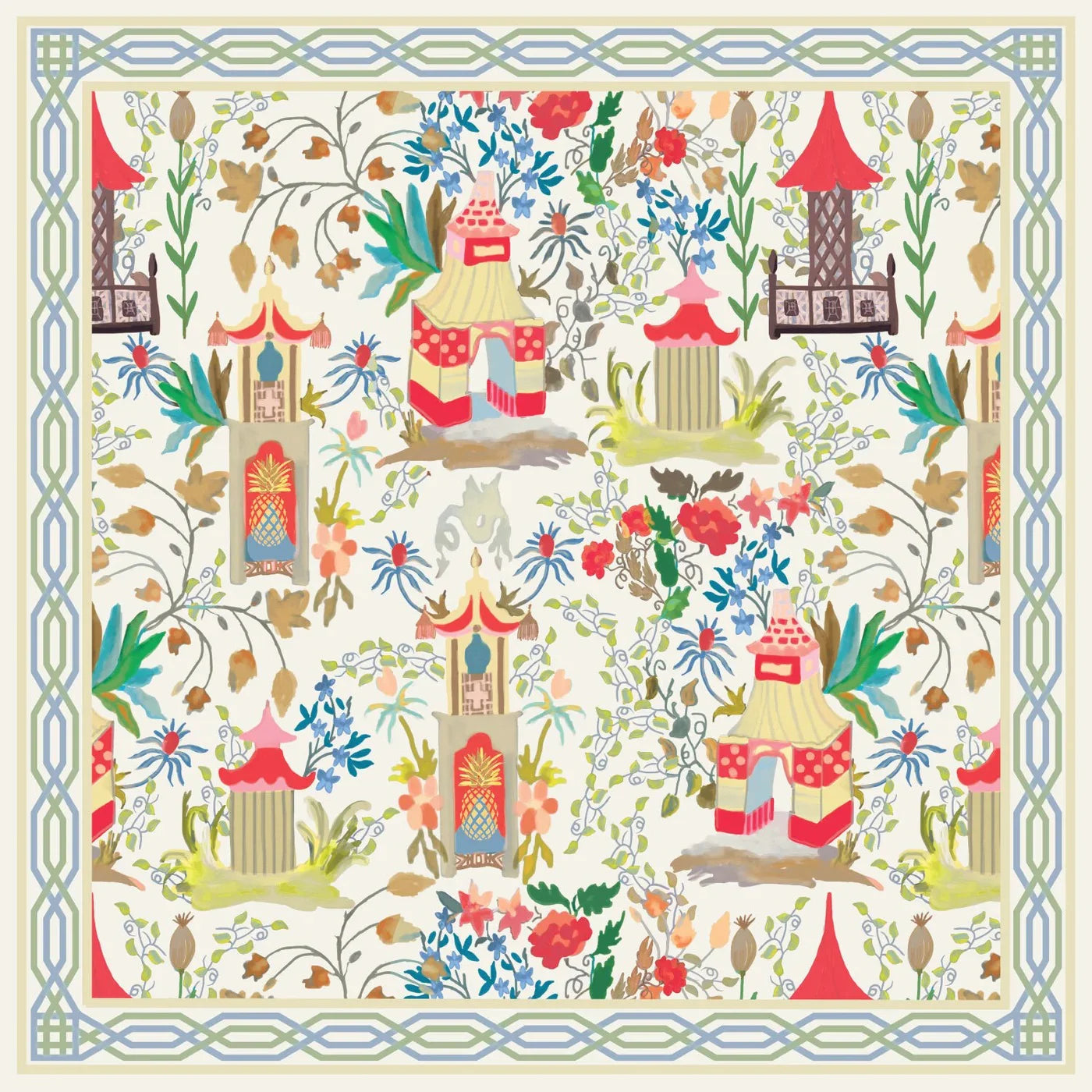 Beatriz Ball Linen Pagoda Napkins, Set of 4