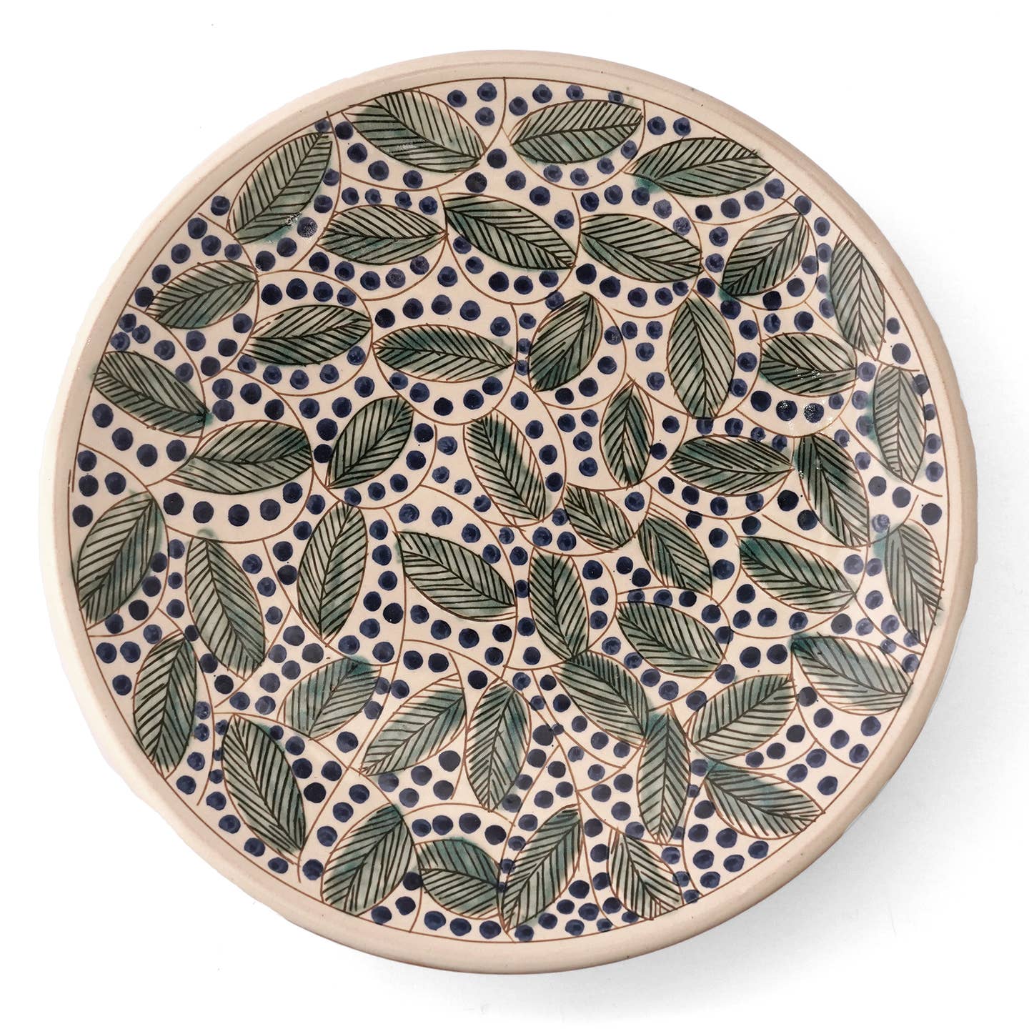 Vines Ceramic Serving Plate