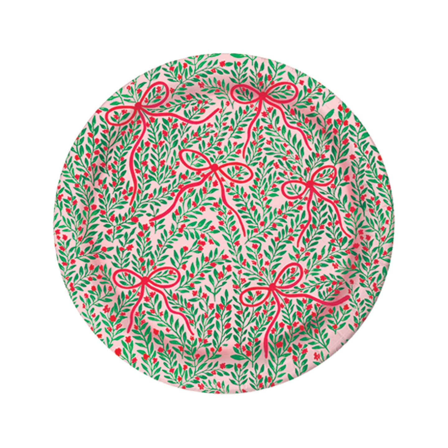 Bow Garden Paper Plates, Package of 8