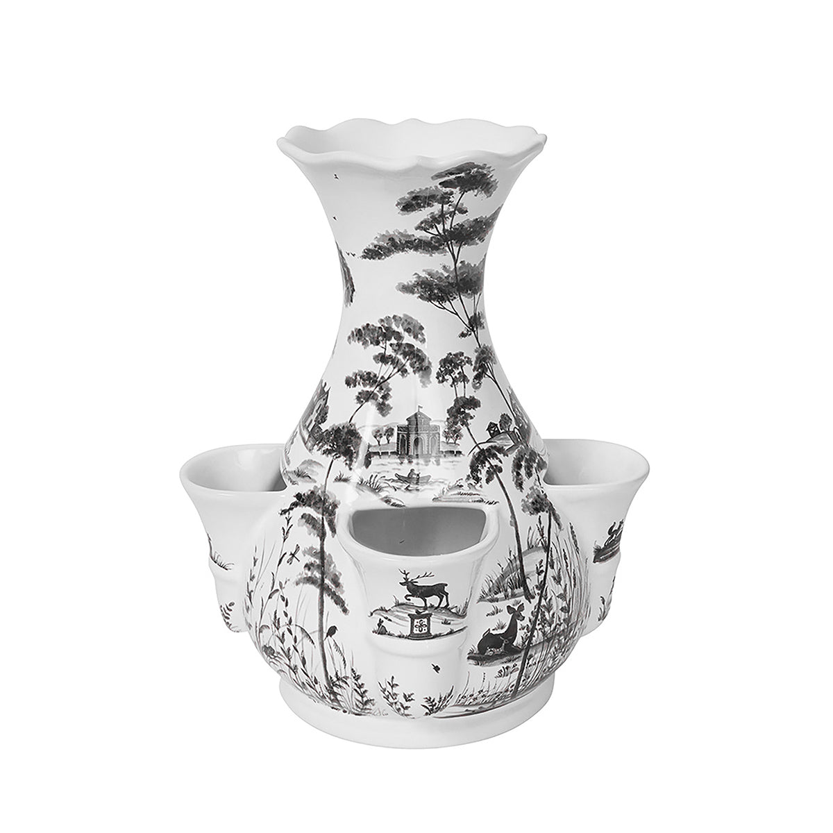 Juliska Country Estate 11.5" Tulipiere Vase, Flint