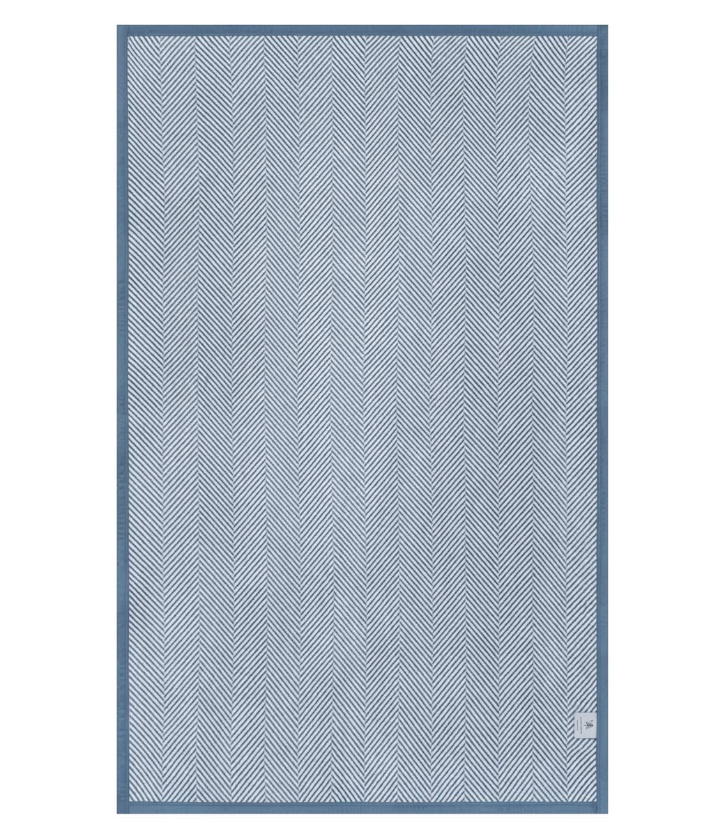 Harborview Herringbone Cornflower Blanket, Original