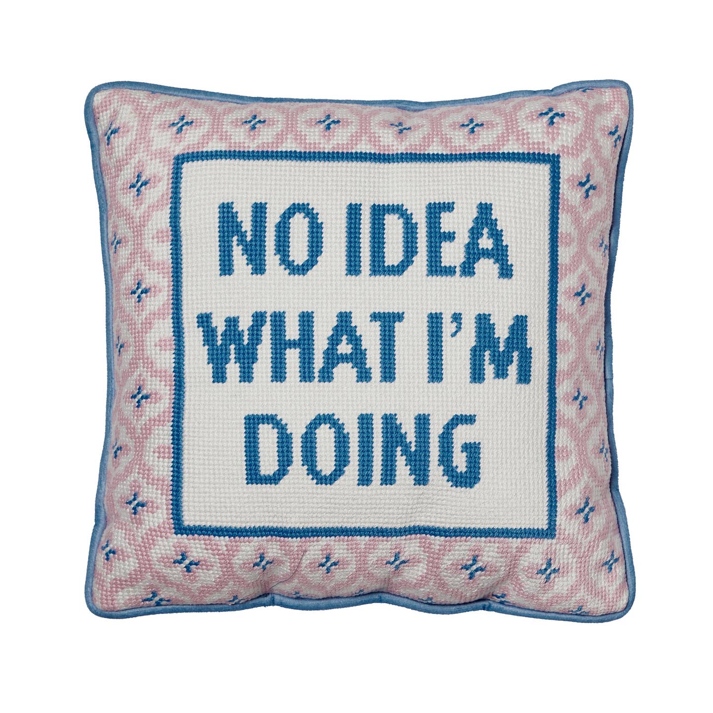 No Idea Needlepoint Pillow