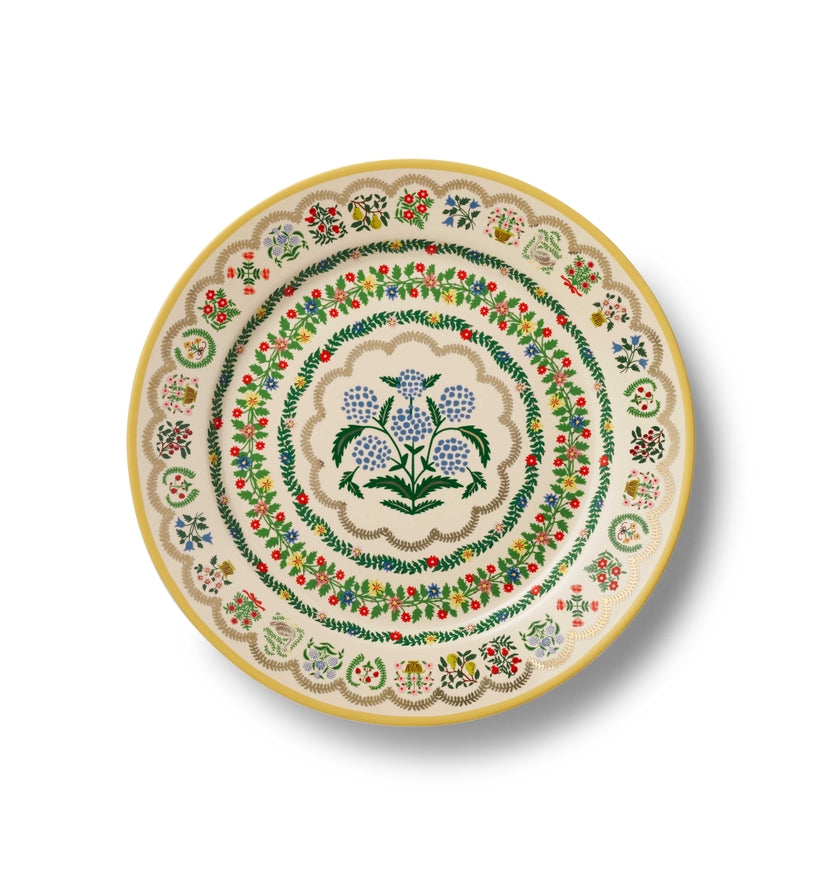 Rosette Porcelain Dinner Plate Set