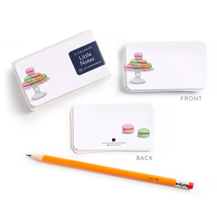 Macaron Little Notes® – Mini Notecard Pack, 55 Count