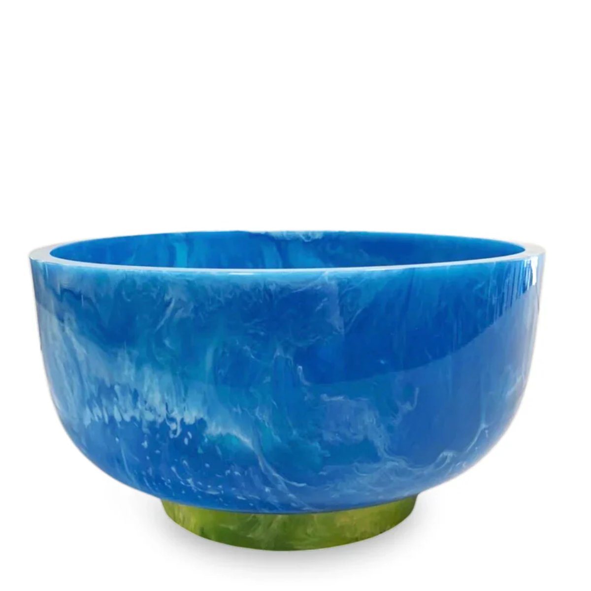 Beatriz Ball Rio Resin Large Bowl, Blue & Green
