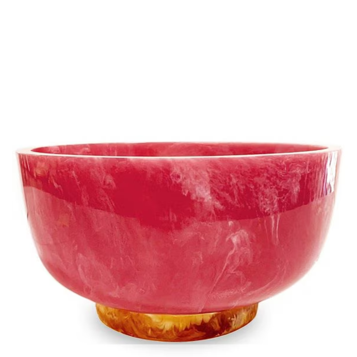 Beatriz Ball Rio Resin Large Bowl, Pink & Orange
