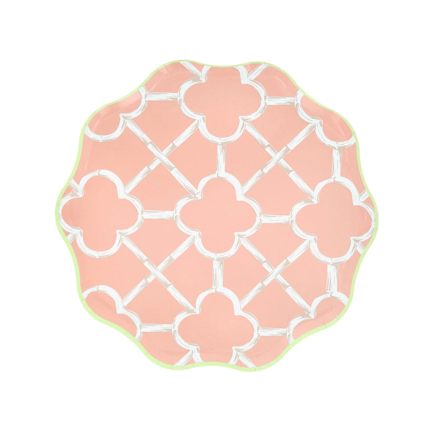 Meri Meri Bamboo Pattern Paper Side Plates