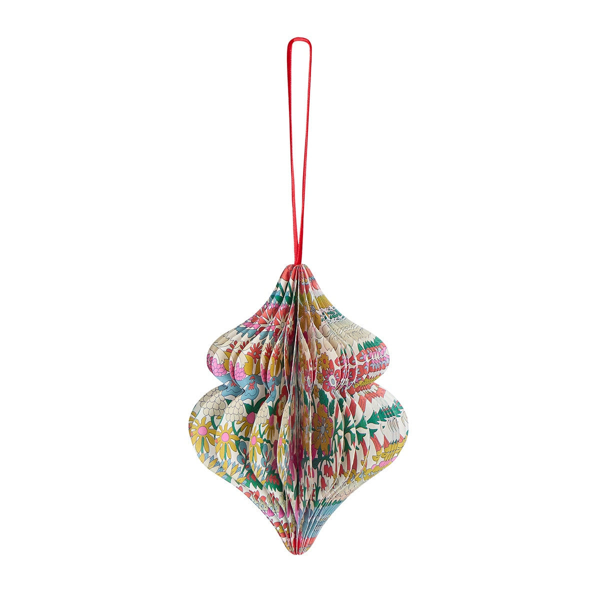 Meri Meri x Liberty Paper Honeycomb Tree Decorations, Set of 6