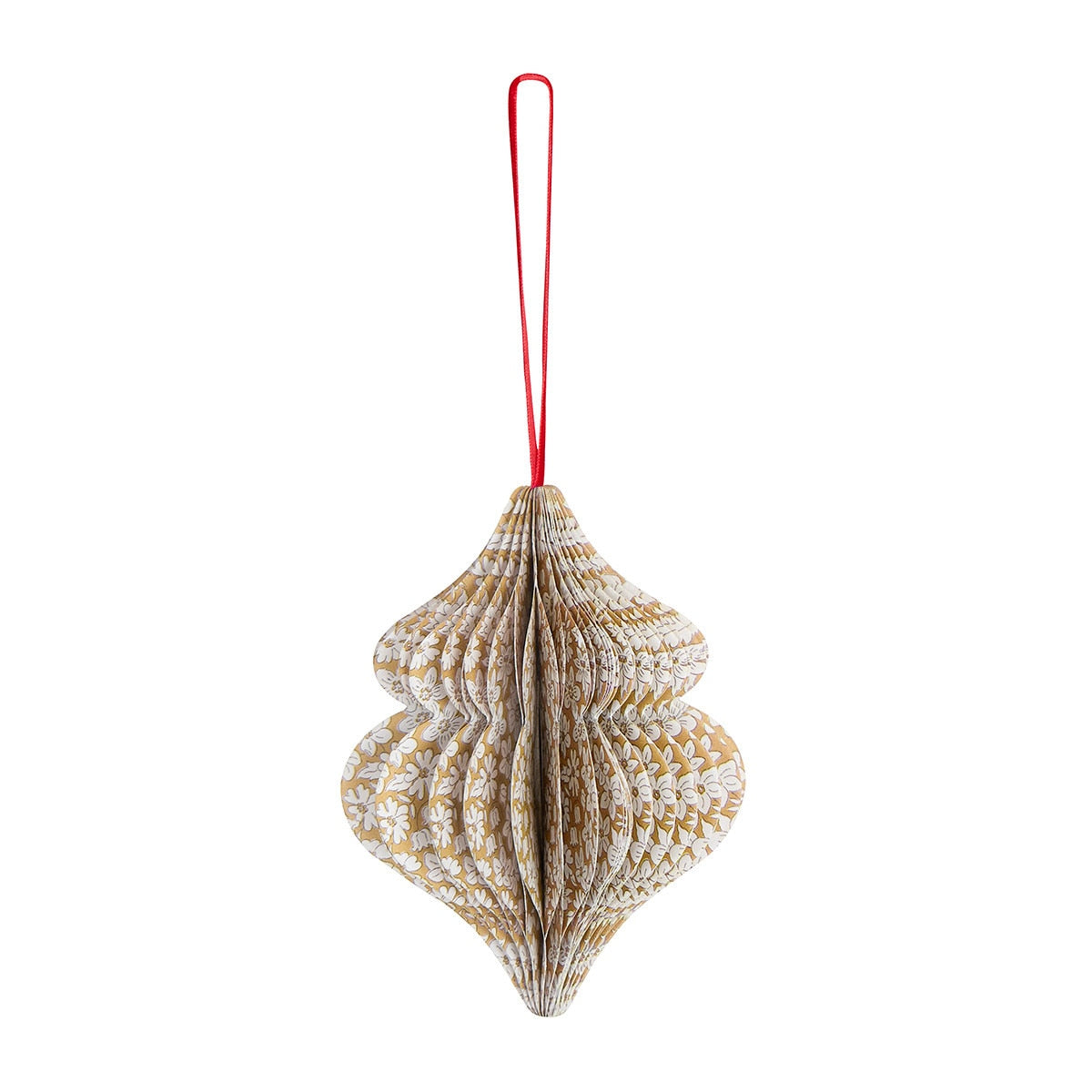 Meri Meri x Liberty Paper Honeycomb Tree Decorations, Set of 6