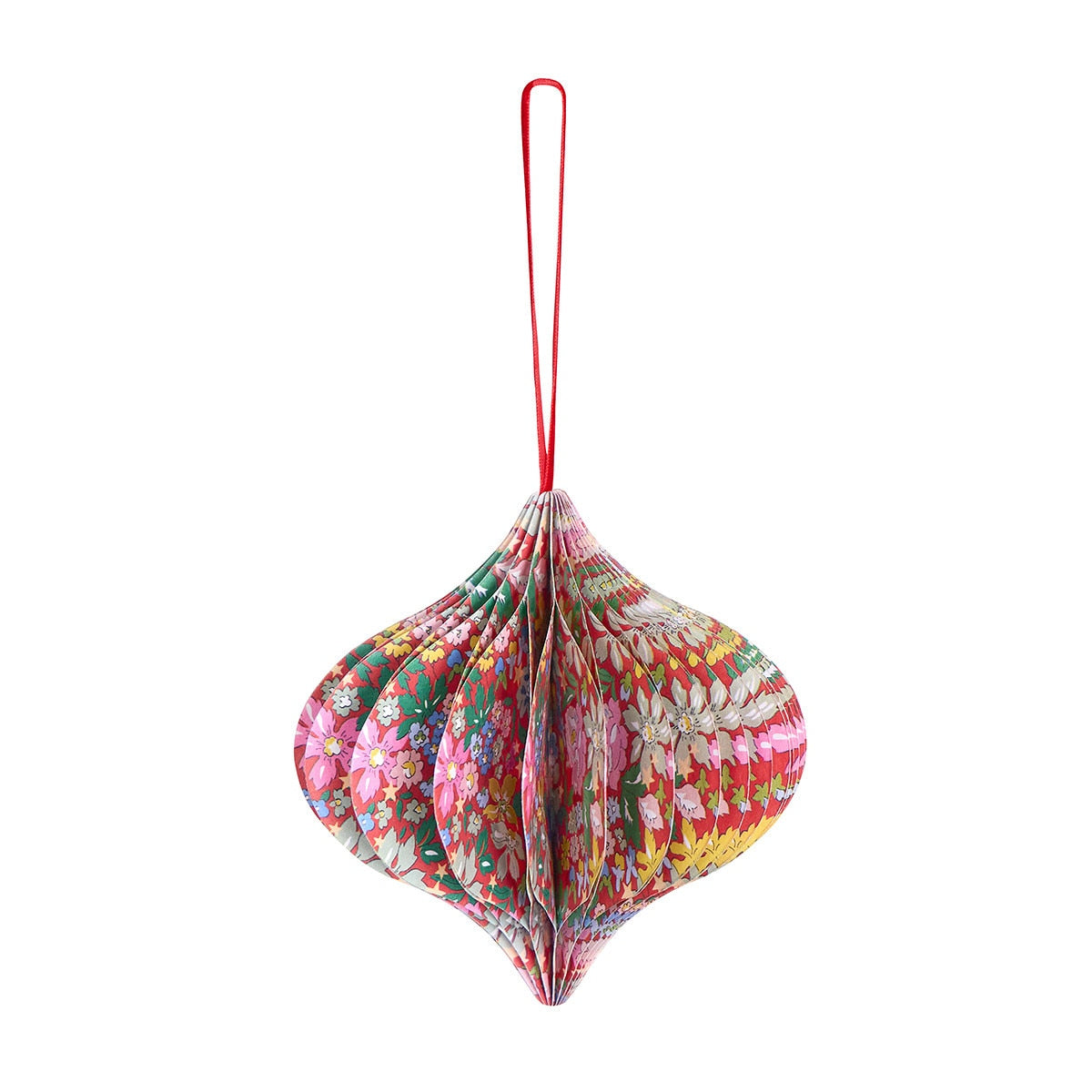 Meri Meri x Liberty Paper Honeycomb Tree Decorations, Set of 6