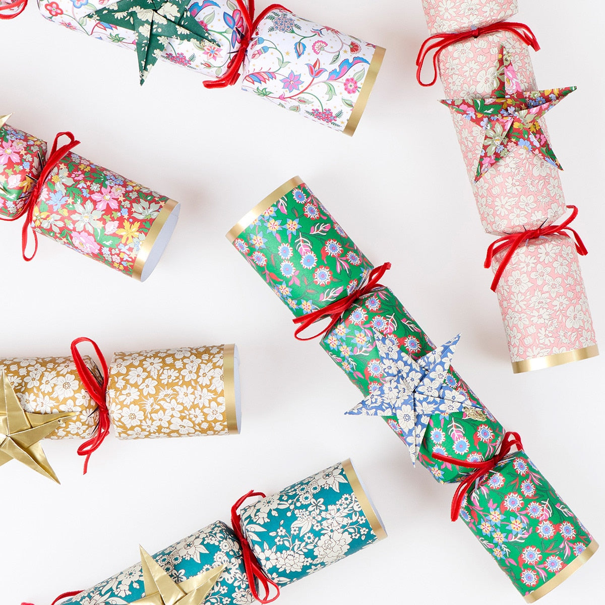 Meri Meri x Liberty Origami Star Crackers, Set of 6