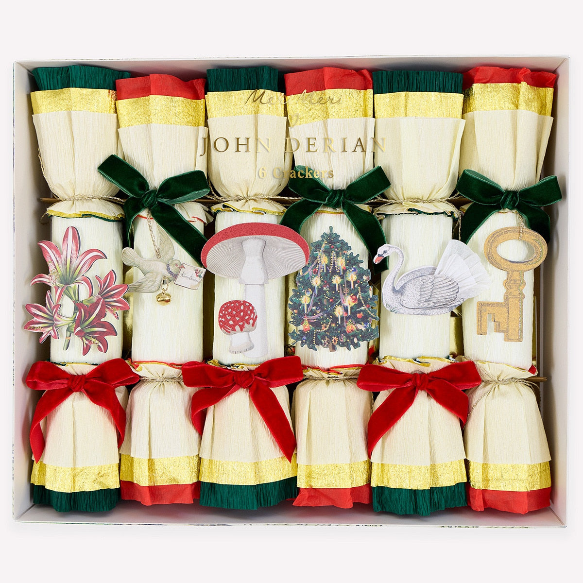 Meri Meri x John Derian Christmas Cracker, Set of 6