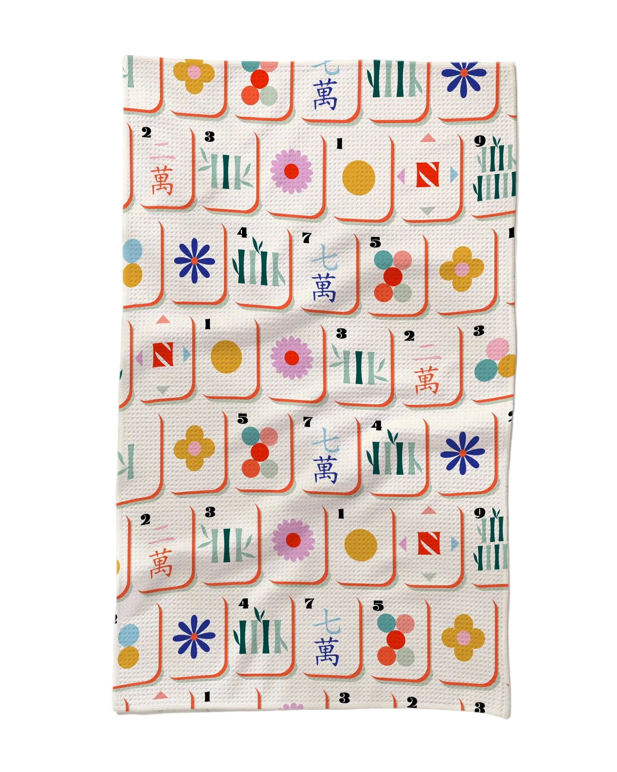 Tile Toss Tea Towel