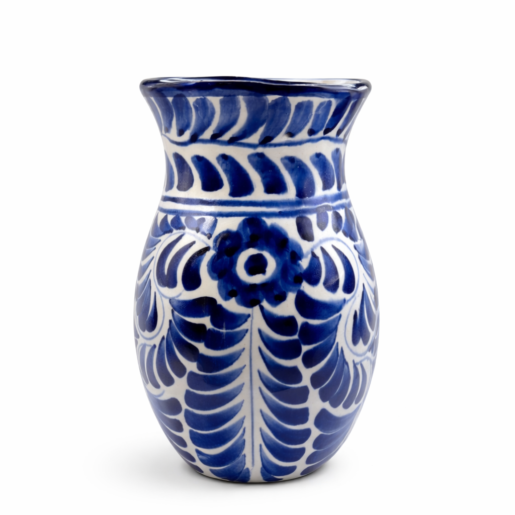 Dos Flores Vase, Cobalt