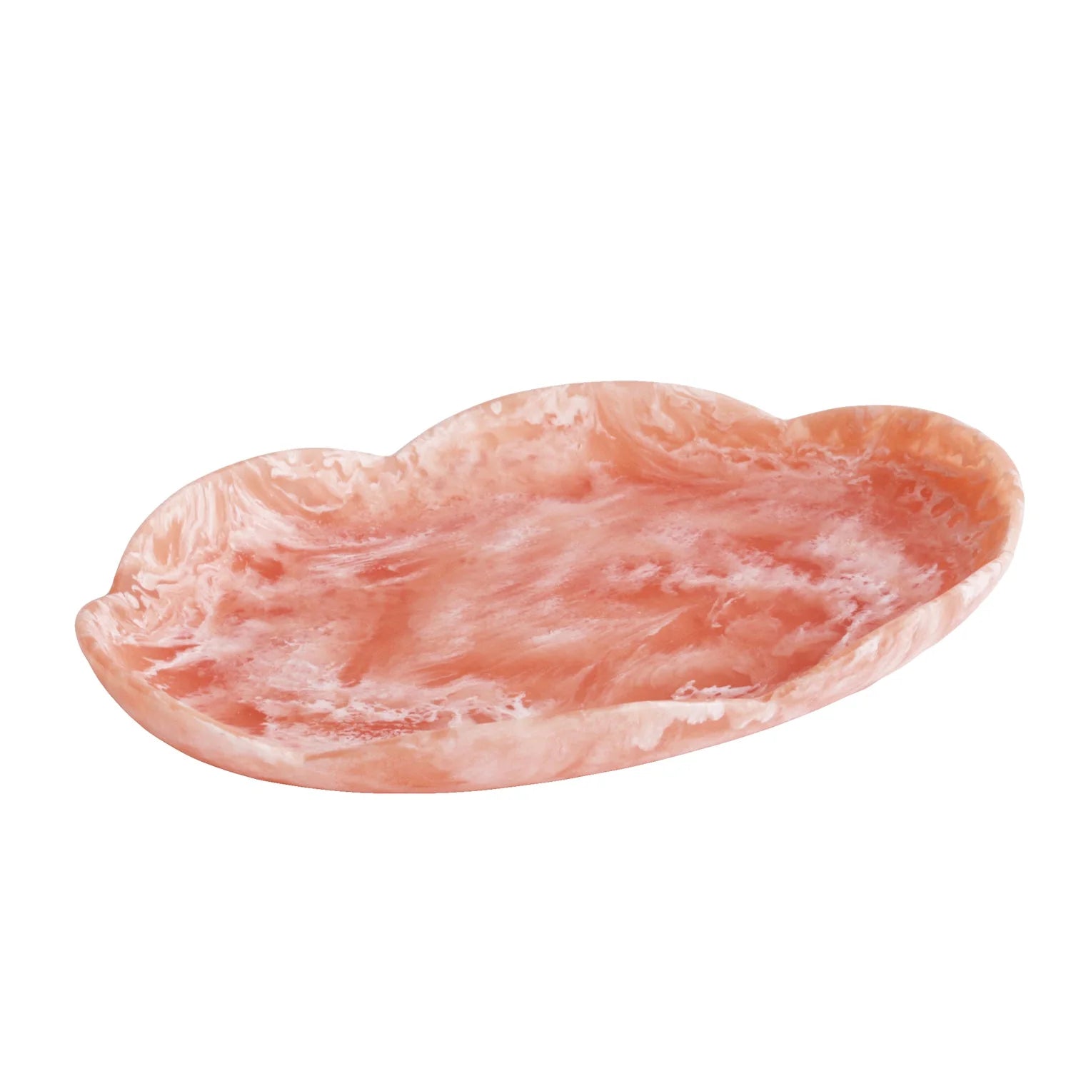 Beatriz Ball Resin Amelia Large Oval Platter, Peach