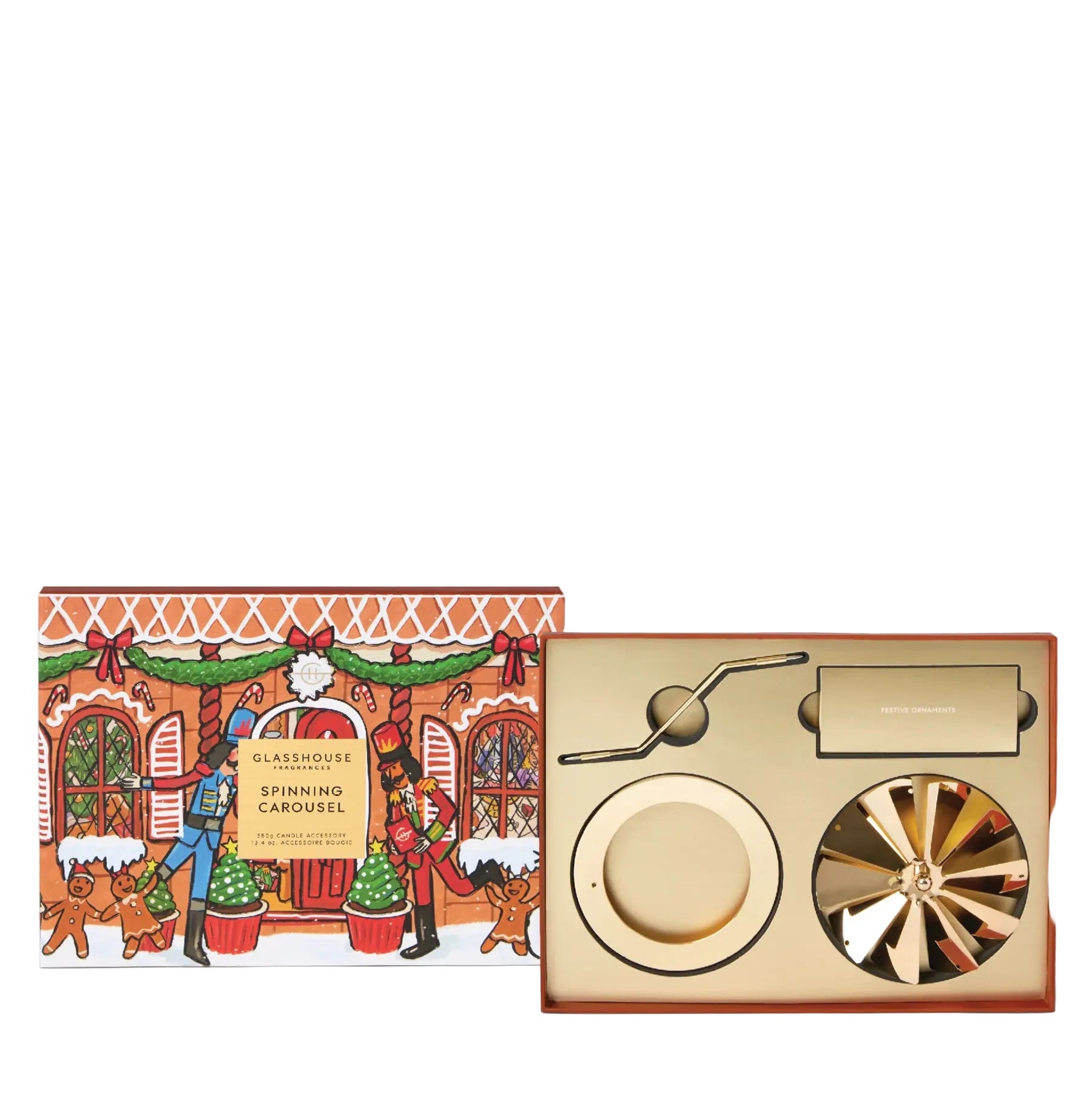 Glasshouse Christmas Spinning Carousel