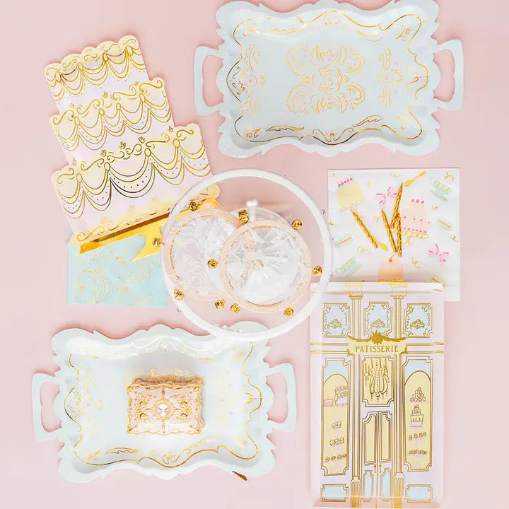 Let Them Eat Cake Large "Patisserie" Plates, 8 Pk.