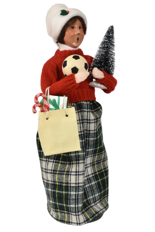 Byers Choice Shopping Family Woman