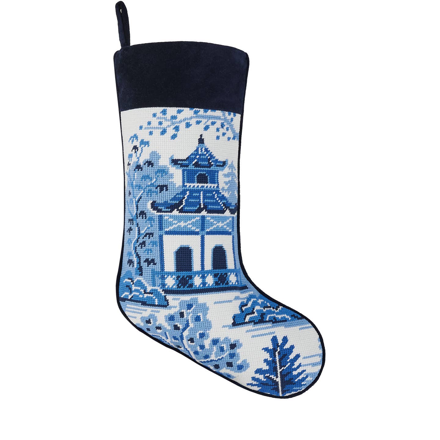 Eleanor Needlepoint Stocking