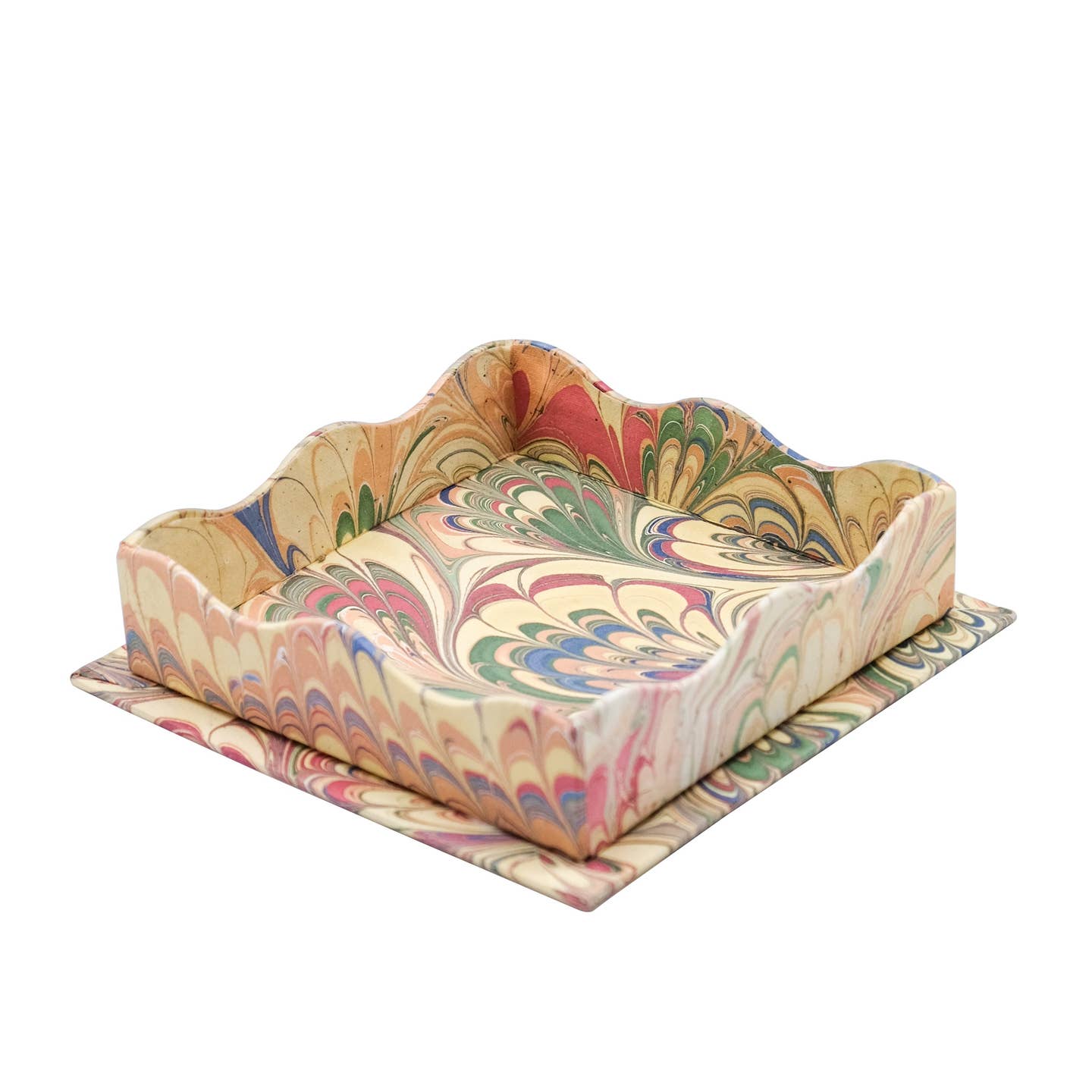 Hendricks Cocktail Napkin Tray, Multi