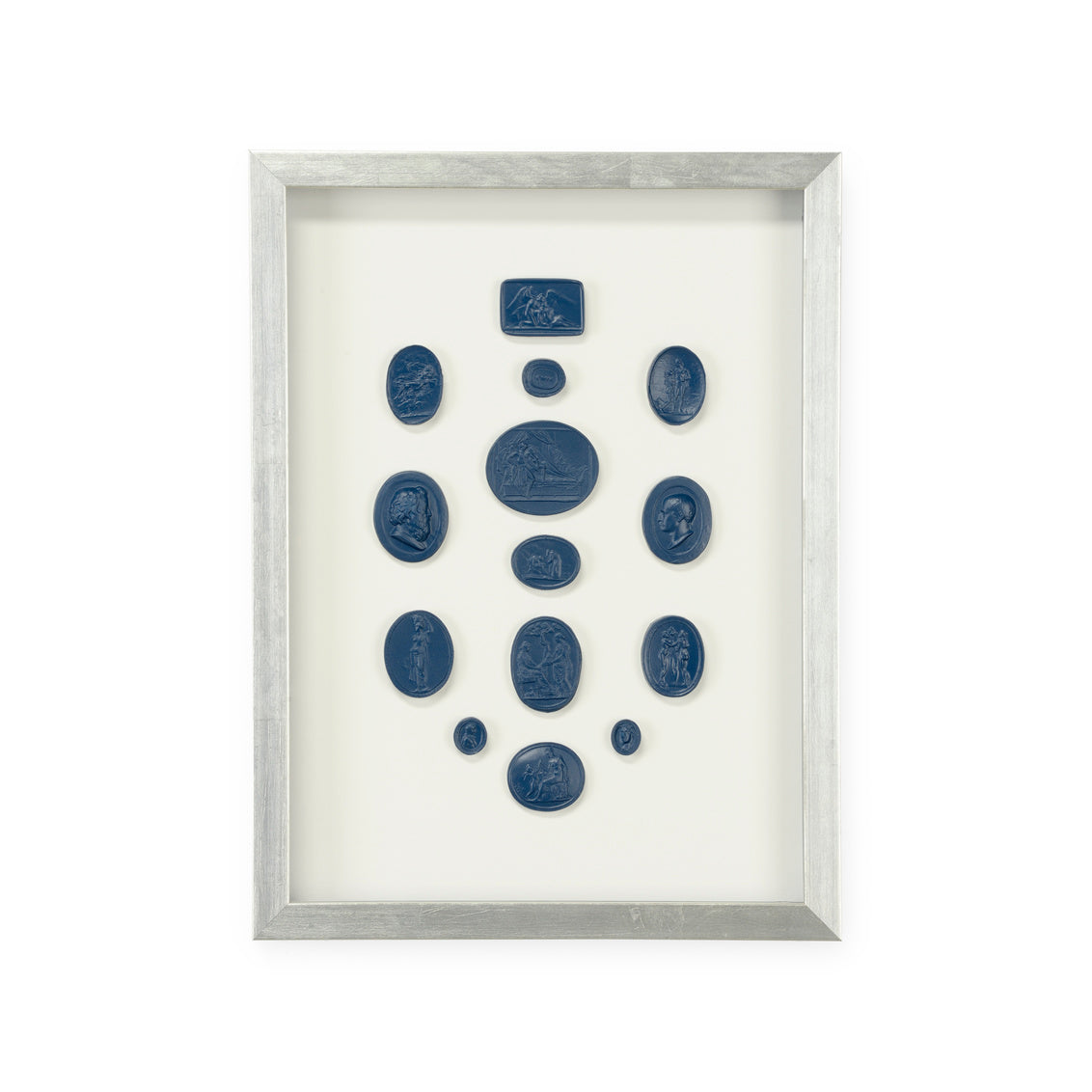 Intaglios In Blue I