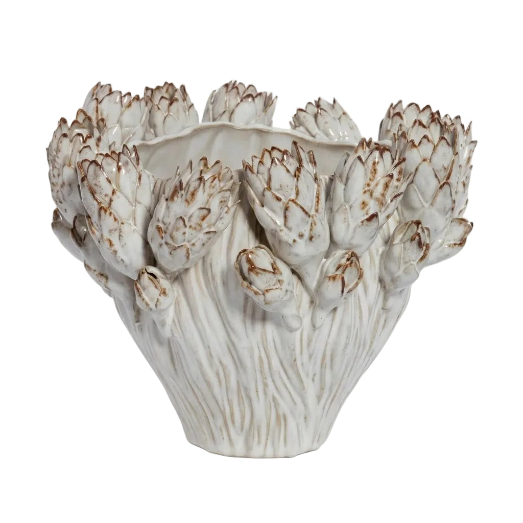 Plara Cachepot, White
