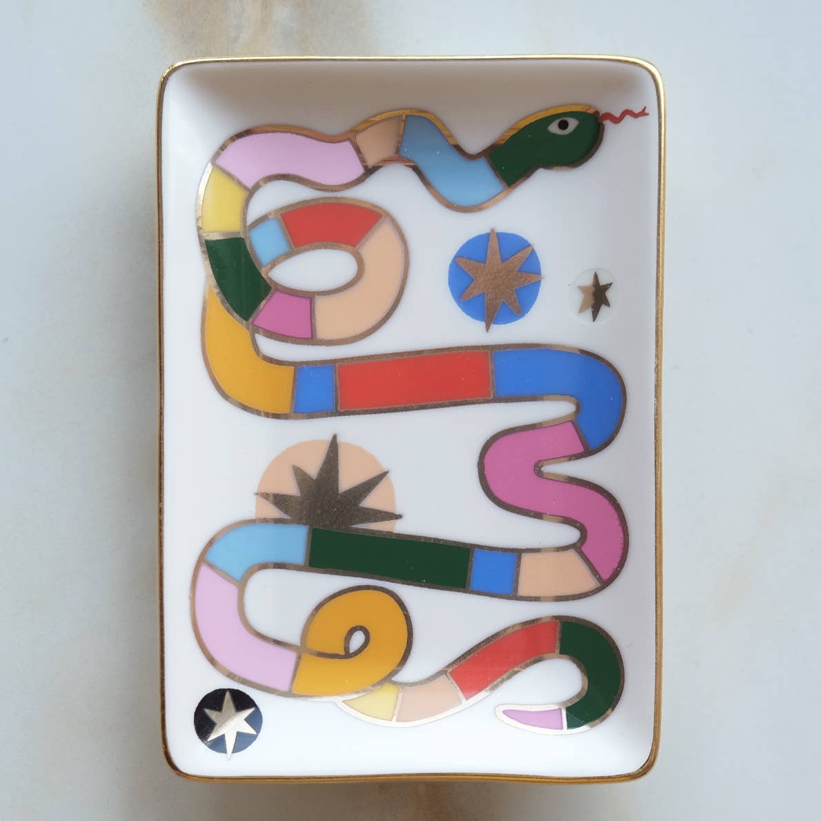 Rainbow Snake Trinket Dish