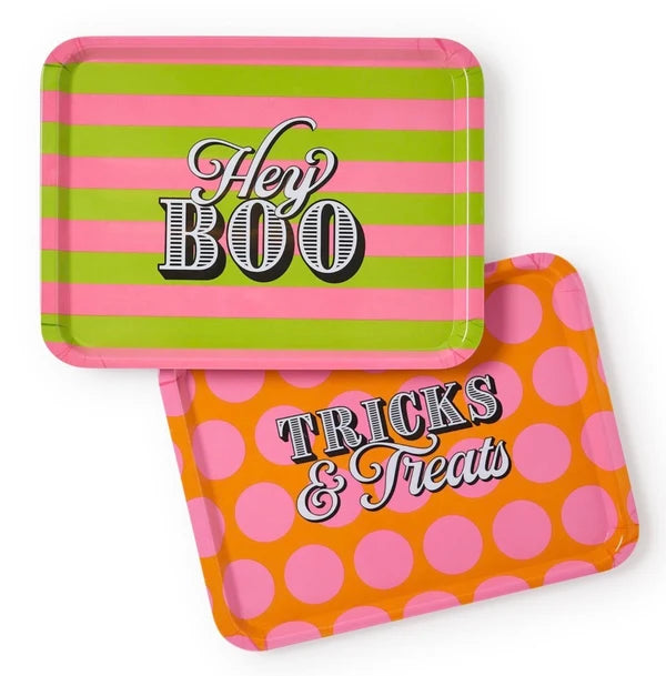Hey Boo Melamine Serving Tray