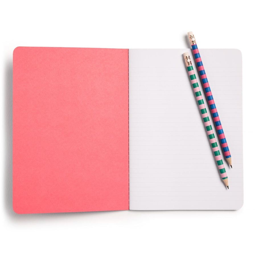 Okloveyoubye Set of Two Stitched Notebooks