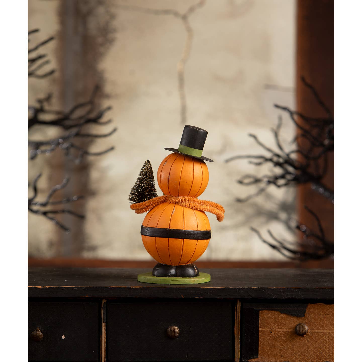 Vintage Inspired Jolly Pumpkinman